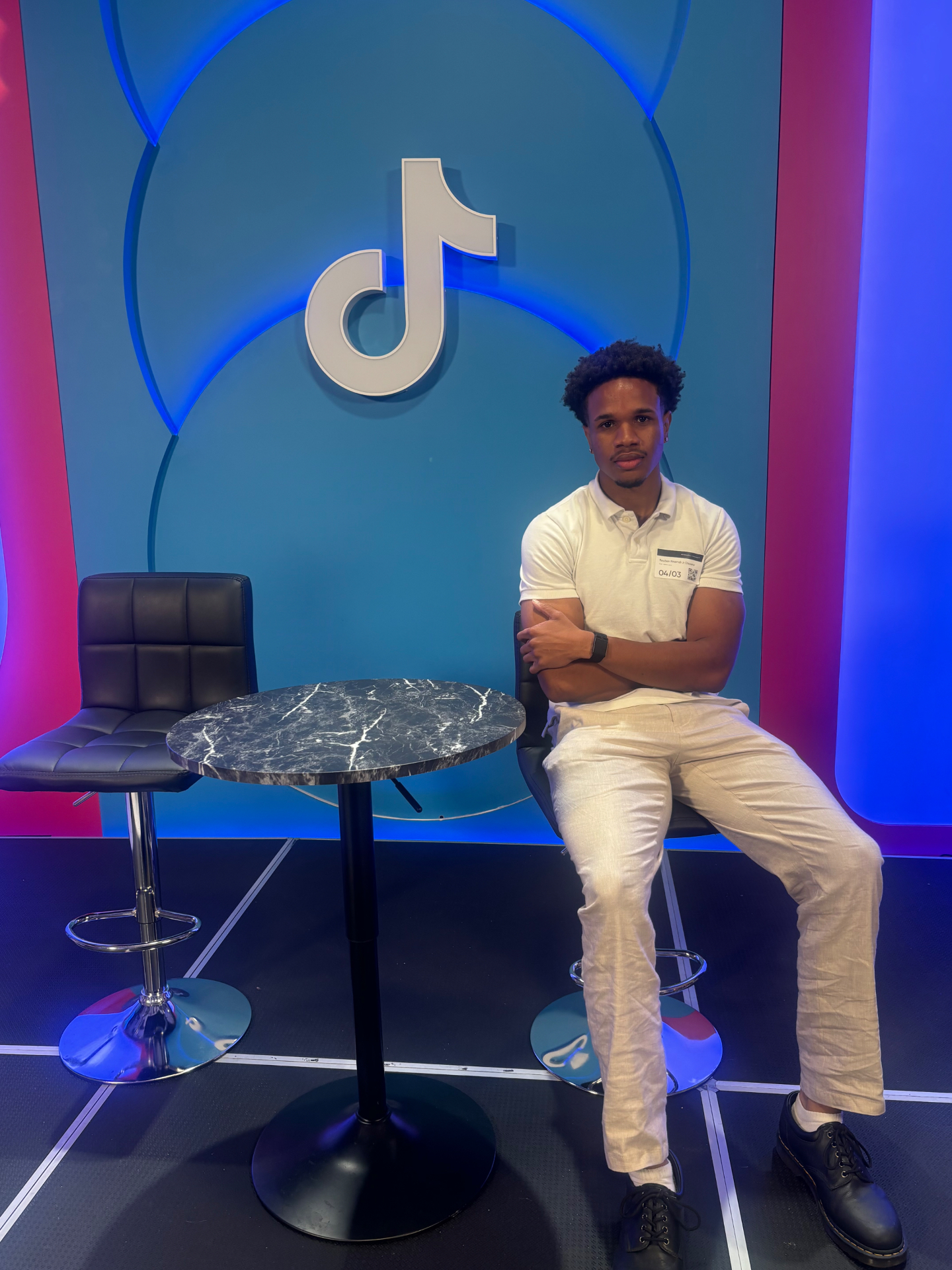 Reuben Olelewe at TikTok headquarters